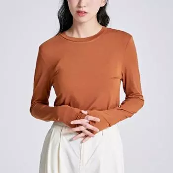 Spao Basic Футболка с круглым вырезом Splab49w01 T Camel/85