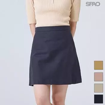 Spao Льняная мини-юбка Spao Spwha24g01t Beige/70