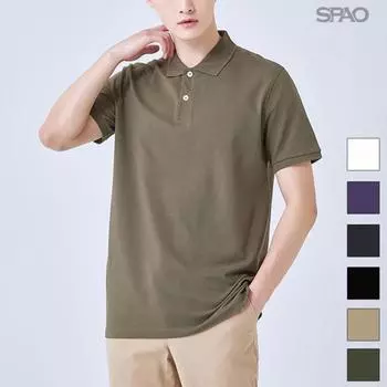 Spao Spao CoolTech Базовая футболка поло с коротким рукавом Sphwa24c15 T Black/95