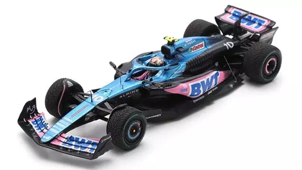 Spark Alpine A523 BWT F1 Team 2023 Гран-при Монако 7 место Гасли 1/43 #10 P.