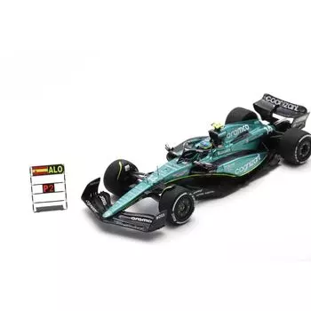 Spark Aston Martin Aramco Cognizant F1 2-е место Гран-при Канады 2023 пит-борд 1/43 AMR23#14 F. Алонсо/с