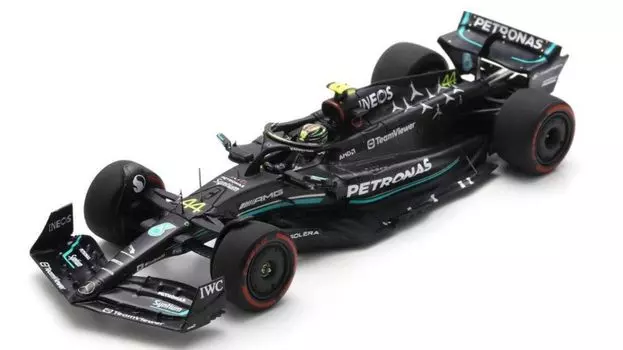 Spark Mercedes AMG Petronas F1 W14 E Performance Гран-при Испании 2023 года, 2-е место, Хэмилтон 1/43 #44 L.