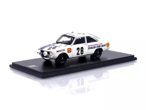 Spark National Model Mazda R100 Rotary M10A 1969 Spa 24H Масами Такечи 1/43 (Семейное купе) #28 Катакура/Тошинори