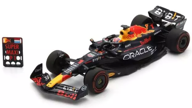 Spark Oracle Red Bull Racing F1 Winner Belgium GP 2023 питборд 1/43 RB19#1 M.Verstappen/с