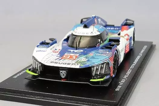 Spark Peugeot 9X8 2023 Le Mans 24H 8th place Vergne 1/43 Total Energies #93 P. Di. Resta/M. Jensen/J-E. [Restock]
