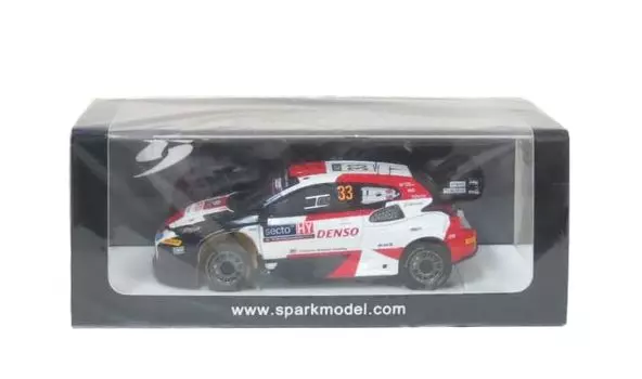 Spark Toyota GR Yaris Rally1 2023 Rally Finland Победитель Evans Завершенный продукт 1/43 #33 E.