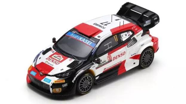 Spark Toyota GR Yaris Rally 1 Hybrid GAZOO Racing WRT 2023 Ралли Япония 2 место Ronde 1/43 #17 S. Ожье/В.