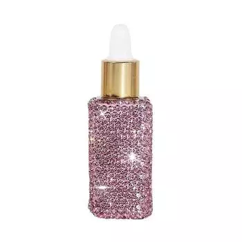 Sparkling Rhinestone Empty Bottle Creative Refillable Essential Oil Dropper Bottle Leakproof Crystal Mini Dropper Bottles