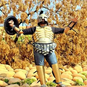 Спартанские доспехи из фильма 300 спартанцев, реплика доспехов царя Леонида, спартанский костюм для косплея