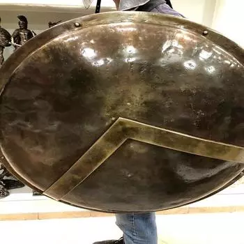 Спартанский щит Средневековый круглый щит 300 Спартанский щит 81,28 см Греческий царь Леонид