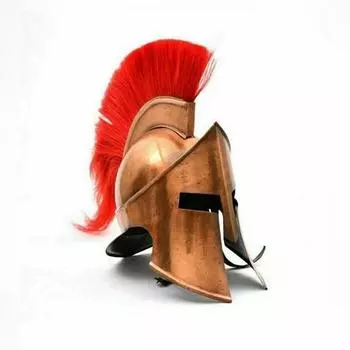 Спартанский шлем из кинофильма, спартанский шлем короля Леонидаса, полностью функциональный шлем из фильма 300