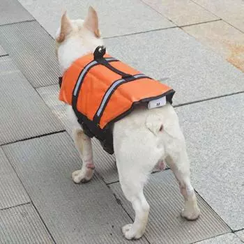 Спасательная куртка для домашних животных Спасательный жилет для собак с регулируемой пряжкой Одежда для щенков Спасательный жилет для собак для плавания, катания на лодках, охоты XS зелёный