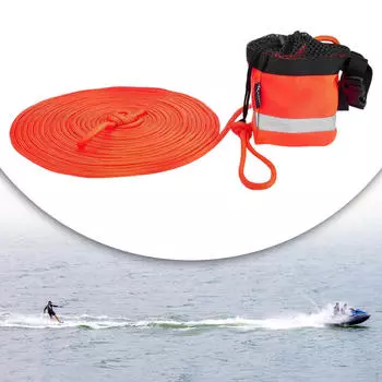 Спасательная сумка, легкая веревка для плавучей лодки, каякинга, рыбалки 15m