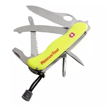 Спасательный инструмент VICTORINOX с желтой ручкой, общая длина 111 мм [Товар]