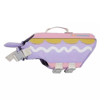 Спасательный жилет для собак Летняя защитная одежда Спасательный жилет для щенков Плавающая одежда Купальники Пальто для домашних животных Куртка S розовый