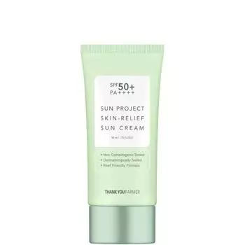 [СПАСИБО, ФЕРМЕР] Sun Project Relief Солнцезащитный крем SPF50+ PA++++ 50 мл