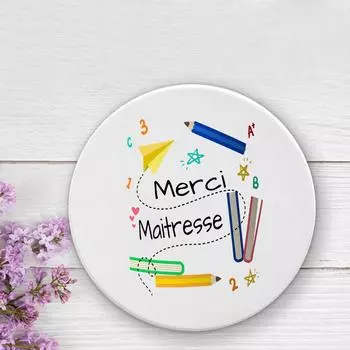 Спасибо учителю Подставки для стаканов сублимационной печати, не требующие отклеивания Подставки для стаканов эмалированные для учителя Подставки для кофе и чая Подарки на конец года 10x10cm