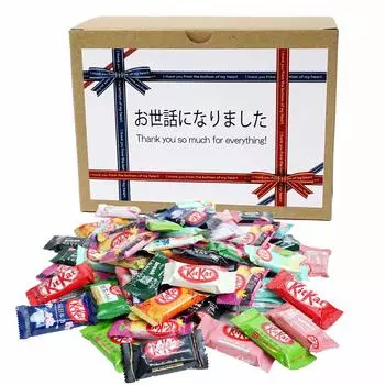 Спасибо за помощь Поздравления с переездом Небольшой подарок Сладости Kit Kat Дегустационный сравнительный подарок 6 или более видов шоколада Спасибо за помощь (60
