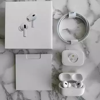 СПЦ 1:1 Беспроводные наушники 5Pro In-Ear Bluetooth Earbuds Active Noise Reduction HD Call Professional Gaming Headset для Android и IOS белый