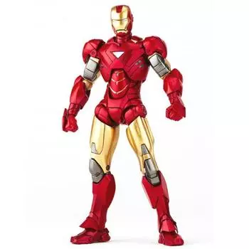 Спецэффекты Revoltech 024 Железный человек 2 Железный человек Марк 6 окрашенная фигурка немасштабная ABS&PVC