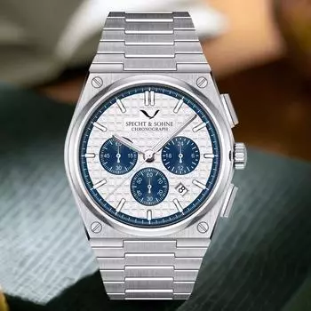 SPECHT&SOHNE 2024 Новые мужские часы Лучший бренд класса люкс Япония VK63 Функциональный хронограф Кварцевые часы Водонепроницаемые Reloj Hombre