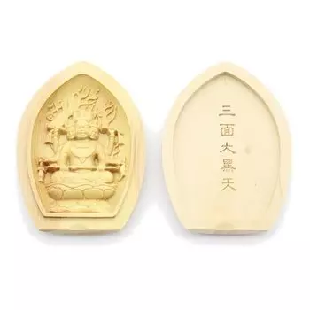 особенная статуя Будды главный благовоние Дайкокутэн Будда Хранитель главный образ сокровища ширина самшит резьба по дереву 17566 Курита [изображение Хранителя]