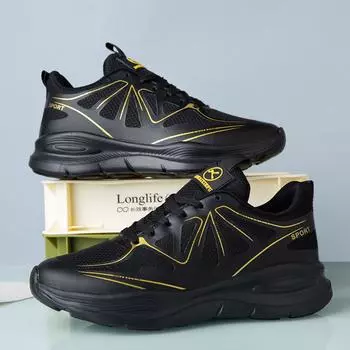 Special for breathable mesh sports running shoes, casual travel shoes, fashion heightening platform trend dad shoes 40