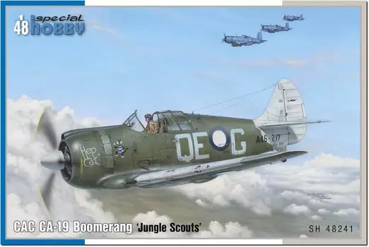 Special Hobby Australian CAC Boomerang Fighter Reconnaissance Aircraft Jungle Scout Plastic Model SH48241 1/48 CA-19 (Airplane)