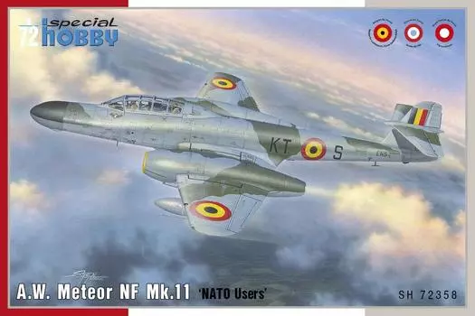 Special Hobby French Air Force Meteor NF Night Fighter NATO Countries Plastic Model SH72358 1/72 A.W. Mk.11 Two-Seat
