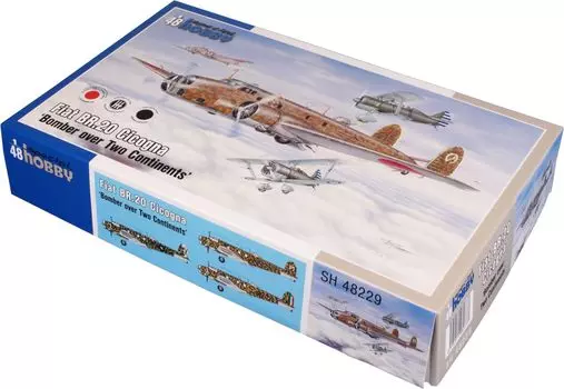 Special Hobby Итальянский тяжелый бомбардировщик Fiat Cicogna пластиковая модель SH48229 1/48 Br.20 двухмоторный бомбардировщик/I-type (Самолет)