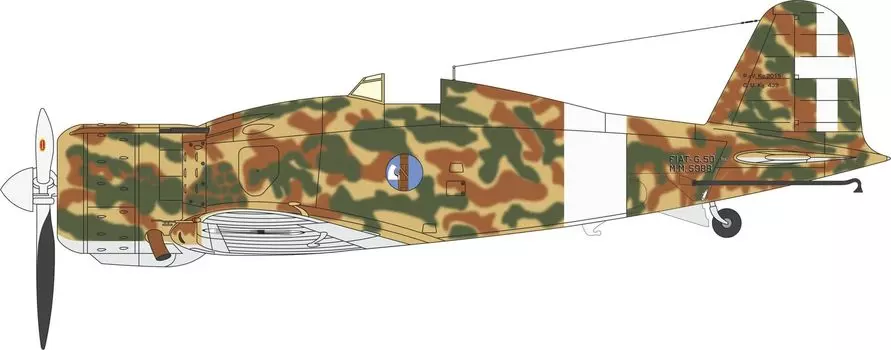 Special Hobby Italian Fiat Fighter Carrier Fighter Plastic Model SH32089 1/32 G.50bis Bomber/G.50bis/N