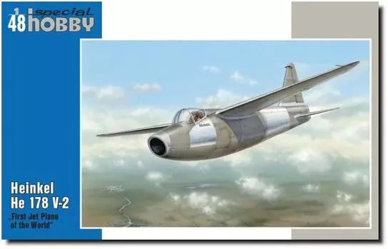 Special Hobby Luftwaffe Heinkel Experimental Jet Aircraft Plastic Model SH48093r 1/48 He178V-2