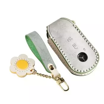 Special Mercedes-Benz Maybach key cover Maybach S480 key case buckle case S-class all-inclusive high-end 21 types of genuine leather розовый