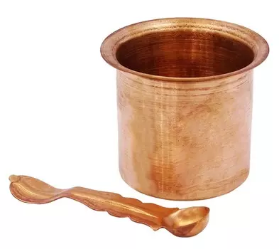 Специальная аутентичная традиционная индийская панча патра удхарини с посудой ачмани пуджа