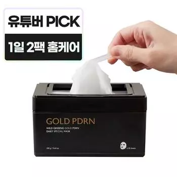 Специальная ежедневная маска Milk Touch Wild Ginseng Gold PDRN, 1 упаковка, 30 листов