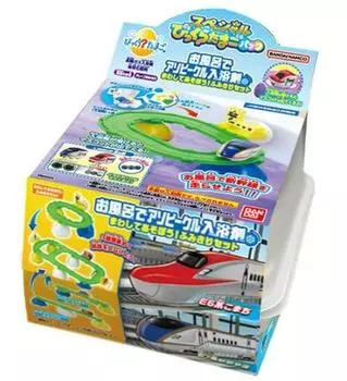 Специальная игра Bikkura Egg Pack с вращением игрушечной машинки в наборе Fumikiri Давайте купаться!