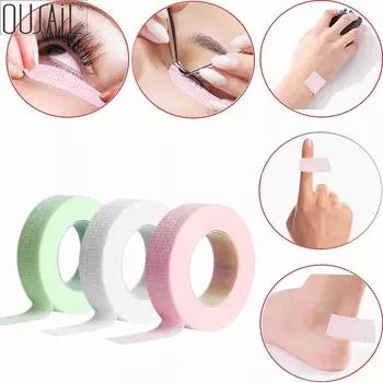 Специальная нетканая лента для наращивания ресниц. white 1.25cm*9.1m