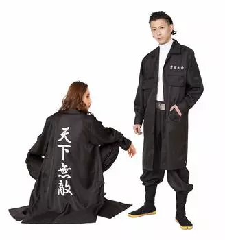 Специальная одежда для атаки Куртка Tenka Muteki Костюм Черный Мужской