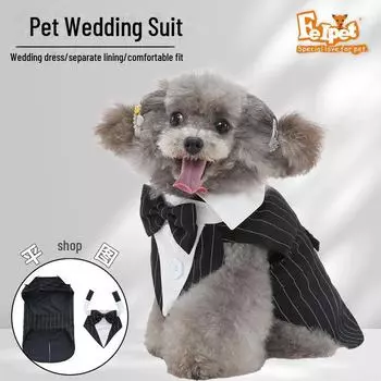 Специальная одежда для домашних животных: Платья, галстуки-бабочки, костюмы, смокинги и свадебные наряды для маленьких и средних собак LFXZ23 S розы красного