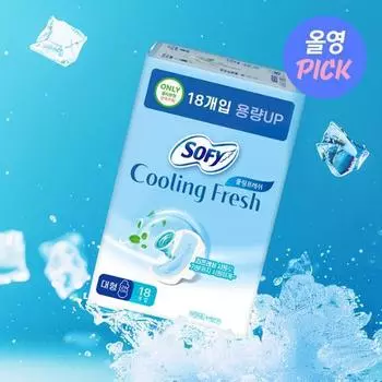 Специальная охлаждающая подставка Sophie Fresh Pad, 2 типа (Средний 20+4П / Большой 16+2П),Корейские женские товары Medium 20+4P