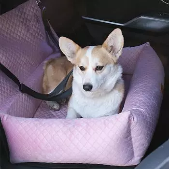 Специальная подушка для сиденья для больших собак в автомобиле, гнездо для двух сидений в машине, двухцелевое осенне-зимнее гнездо для собак, устанавливаемое в автомобиле 80*50*20cm
