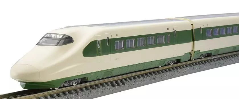 Специальная продукция TOMIX N Gauge JR E2 серии 1000 Shinkansen J66 Formation серии 200 Color 97954 Железнодорожная модель Power Bogie Installation Auxible Train зелёный