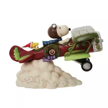 Специальная рождественская доставка фигурки Снупи Enesco PEANUTS 6010324