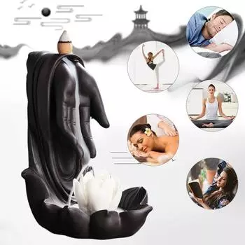 Специальная ручная курильница Будды с привлекательными гладкими краями, ремесленные украшения B