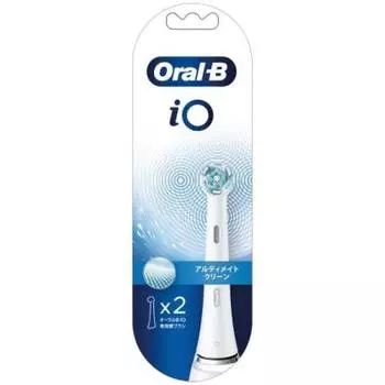 Специальная сменная щетка BRAUN iO series Ultimate Clean, 2 шт., БЕЛАЯ, Oral-B белый