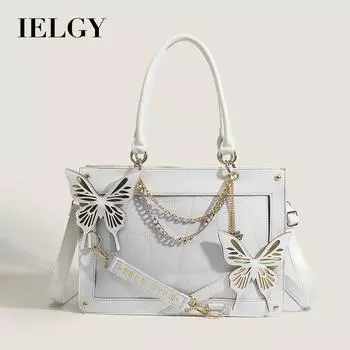 Специальная сумка IELGY с рисунком бабочек, женская сумка через плечо с диагональю в стиле Лолита, готическая, паутина, темная серия чёрный