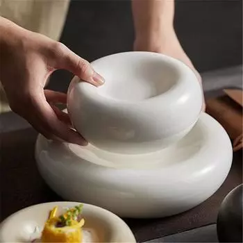 Специальная тарелка для завтрака Поднос для десерта Набор обеденных тарелок Блюдо в корейском стиле Тарелка для стейка в западном стиле и керамическая посуда Обеденные тарелки