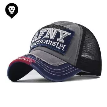 Специально для новой уличной хлопковой бейсболки с вышивкой AFNY, уличная солнцезащитная спортивная кепка, мужская сетчатая шляпа Adjustable