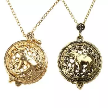 Специальное дизайнерское ожерелье-лупа, винтажная цепочка, увеличительное стекло, ожерелье, кулон, подарок бабушке, металлический антикварный подарок