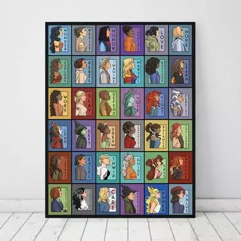 Специальное издание в стиле поп-культура, постер и принт, модный феминизм, холст, картина, современная настенная картина для гостиной, домашний декор 21x30cm No Framed